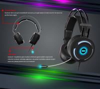 Dragos Flames Titreşimli USB Kafa Bantlı Gaming 7.1 Rgb Pro Gaming Kulaklık - 1